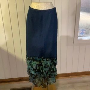 Jean Maxi Skirt